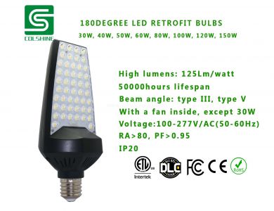 180degree led retrofit bulbs replace HPS, MH  & CFL bulbs